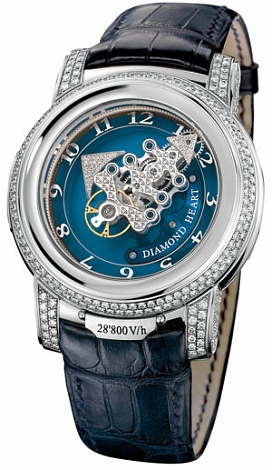 Ulysse Nardin 029-80 Complications Freak 28 800 V / h Diamond Heart replica watch